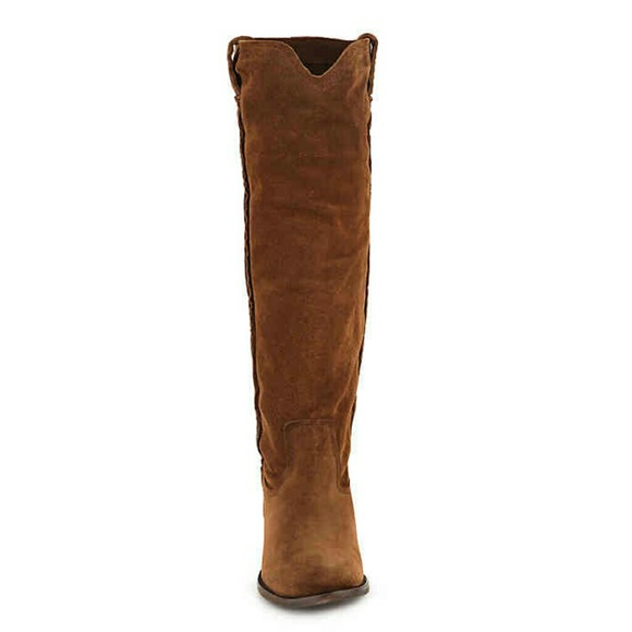 SOLD*🙆Frye Cara Tall Wood Oiled Suede Boot - Picture 3 of 8